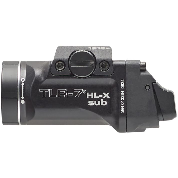 Streamlight 69505 TLR-7 HL-X SUB USBBlack 6000 Series Aluminum 1913 1000 Lumens