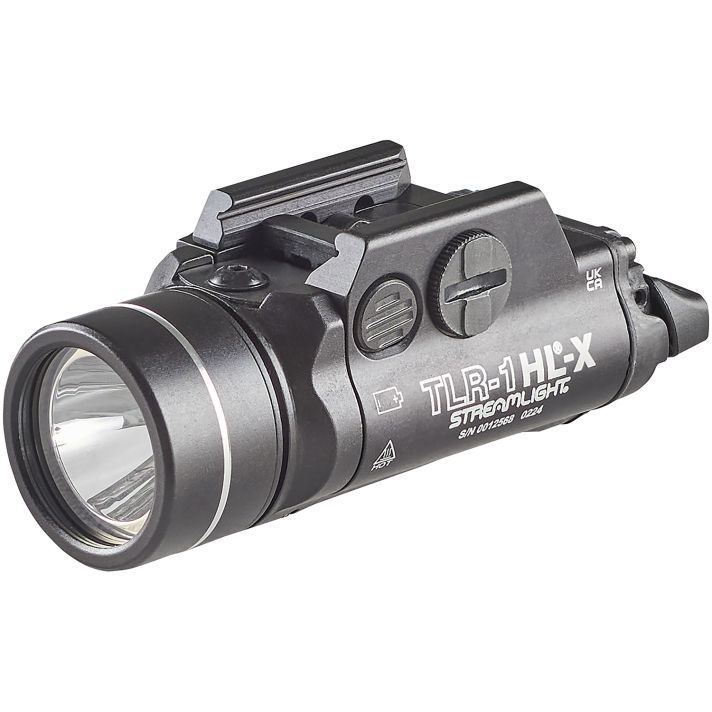 Streamlight 69501 TLR-1 HL-X Gun Light Black 6000 Series Aluminum 1500 Lumens