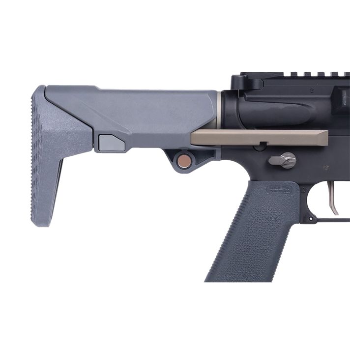 Q LLC ACCSHORTYSTOCKGRAY ShortyGray Polymer Fits AR/M4