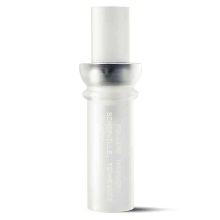 Rolling Thunder Game Call DC212CF Two Stroke Double Reed Cutdown Attracts Ducks Frost Acrylic