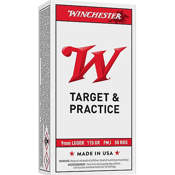 Winchester Ammo Q4172X 9mm 115gr Full Metal Jacket 50 Per Box/10 Case