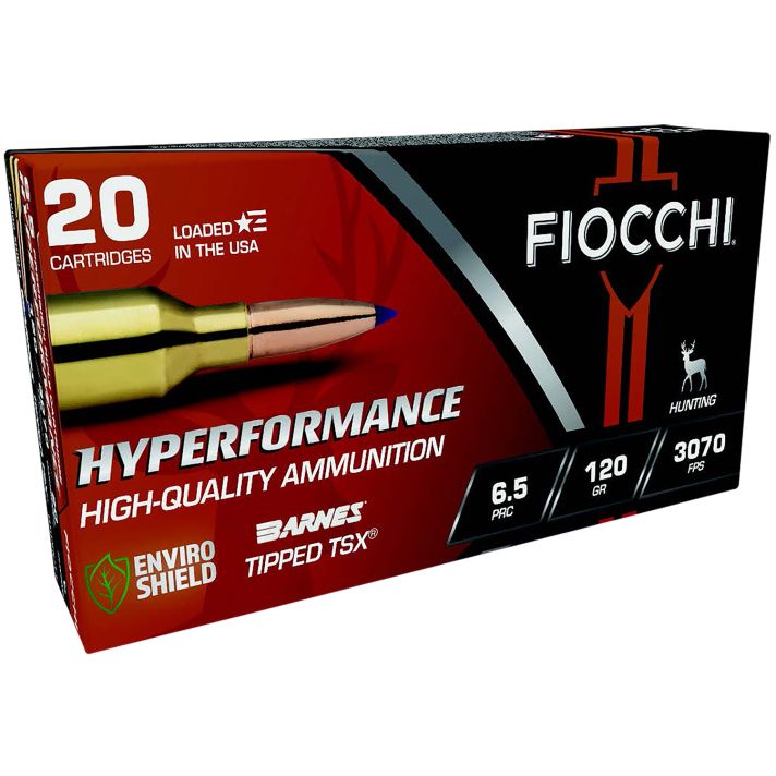 Fiocchi 65PRCTT Hyperformance6.5PRC 120gr Barnes Tipped TSX 20 Per Box/10 Case