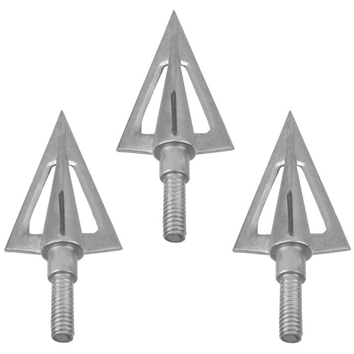 Allen 14615 Ion Fixed Blade Broadhead Gray 3 Pack