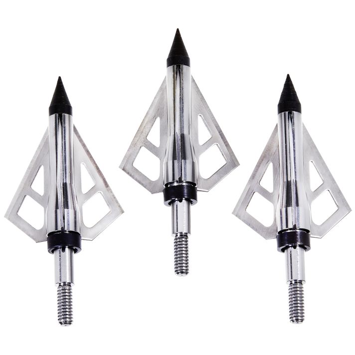 Allen 14625 Optimus Broadhead Stainless Steel Blades Silver 3 Pack