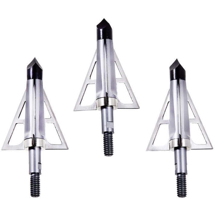 Allen 14694 CX Terminus Broadhead Stainless Steel Blades Silver 3 Pack