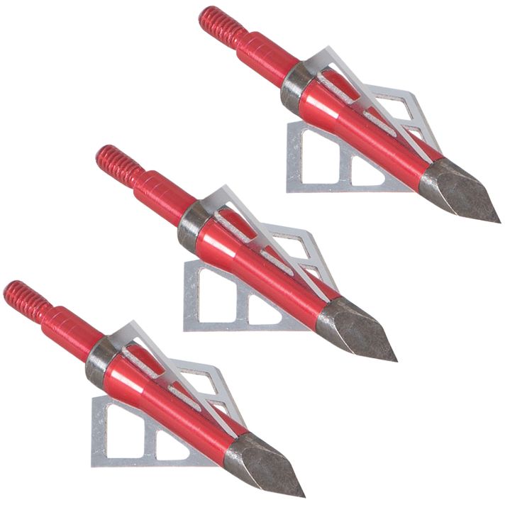 Allen 14696 Photon Broadhead Stainless Steel Blades Red 3 Pack