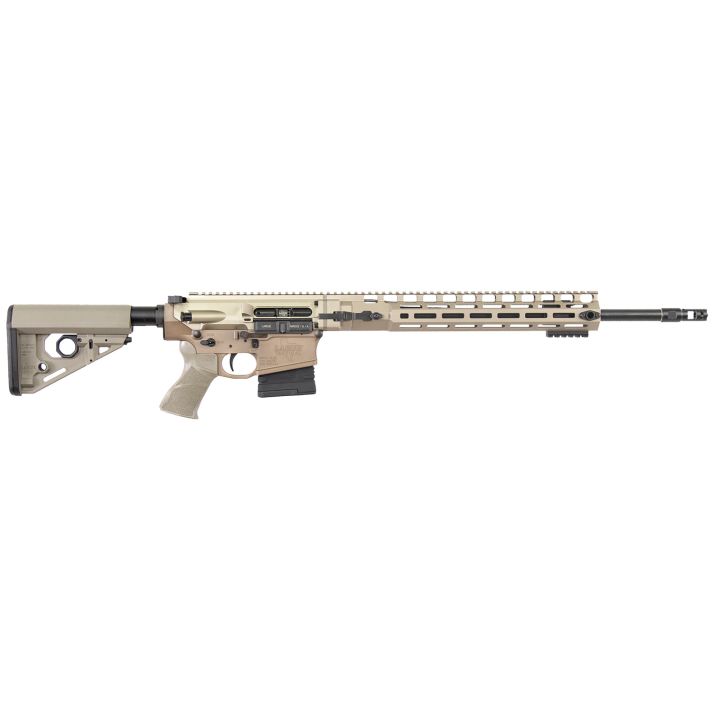 Larue Tactical LTMRGGS308W20FDELC LT10MRGG MLOK 308 10+1 20"Stealth Fluted Barrel FDE Right Hand