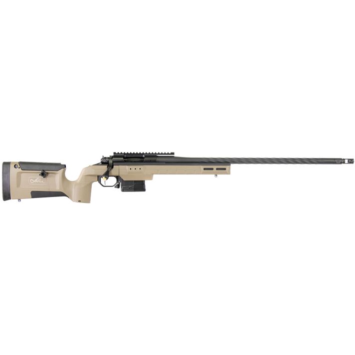 Larue Tactical LTKRGSIETE65PRC24FDE Siete Magnum 6.5 PRC 3+1 24" Sendero Fluted Barrel FDE Right Hand