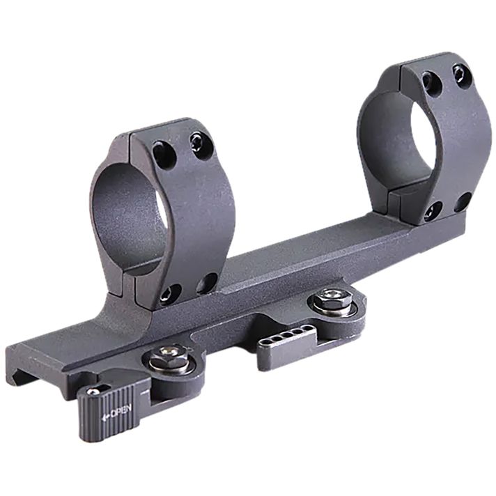 Larue Tactical LT7453020 Cantilever QD Scope Mount Black 30mm Tube Medium Rings 20 MOA