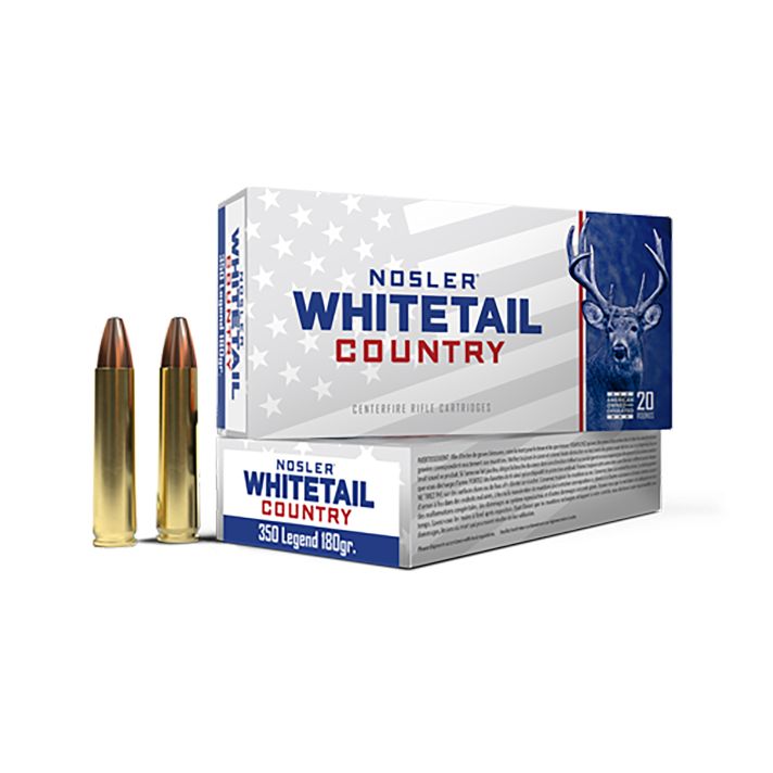 Nosler 40130 Whitetail Country350Legend 180gr 20 Per Box/10 Case