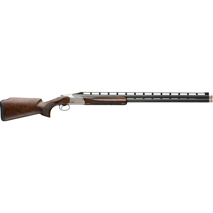 Browning 0183244003 Citori 825 Trap 12 Gauge Break Open 2.75" 2rd 30" Polished Blued Over/Under Vent Rib Barrel, Silver Nitride Stainless Steel Receiver, Monte Carlo Comb Gloss Black Walnut Stock