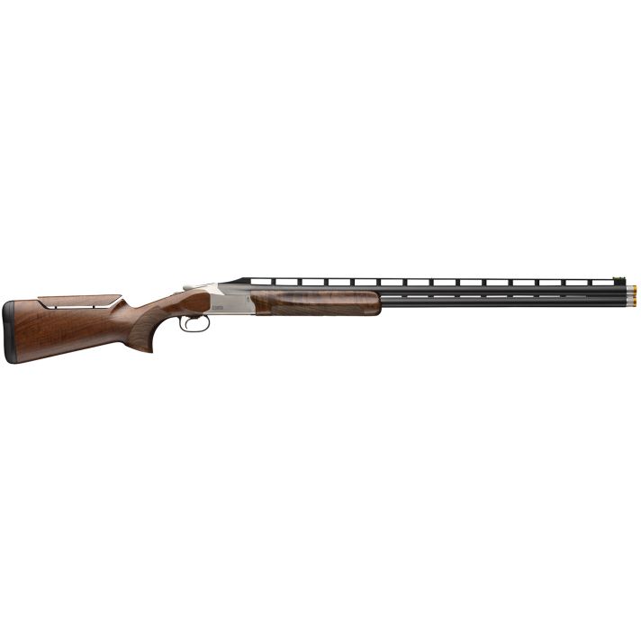 Browning 0183254003 Citori 825 Trap 12 Gauge Break Open 2.75" 2rd 30" Polished Blued Over/Under Vent Rib Barrel, Silver Nitride Stainless Steel Receiver, Adjustable Comb Walnut Stock