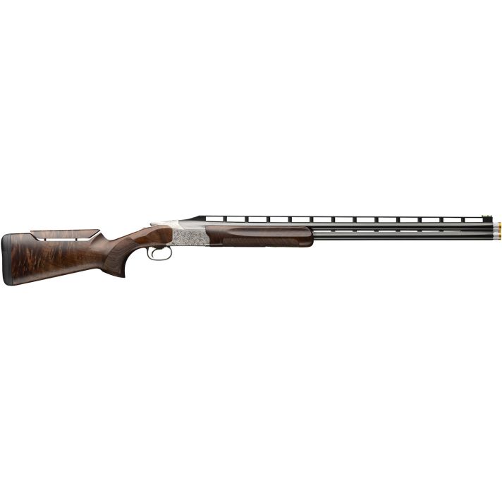 Browning 0183504003 Citori 825 Pro Trap 12 Gauge Break Open 2.75" 2rd 30" Polished Blued Over/Under Vent Rib Barrel, Silver Nitride Stainless Steel Receiver, Adj Comb Gloss Black Walnut Stock