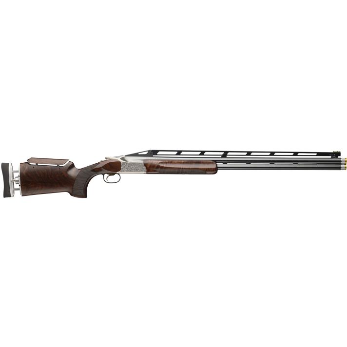 Browning 0183574002 Citori 825 Trap Max 12 Gauge 2.75" 32" Polished Blued Invector-DS Extended Silver Nitride Steel Receiver/High Gloss Black Walnut Stock