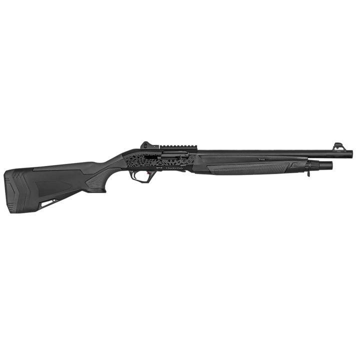 Charles Daly 930401 601 Sport 12 Gauge Semi-Auto 3" 5+1 20" Matte Black Steel Barrel, Picatinny Rail Aluminum Receiver, Fixed Black Synthetic Stock