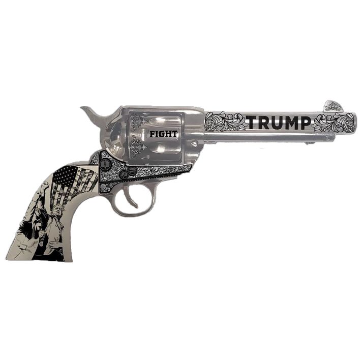 Traditions SAT73132FT 187345 Long Colt 6rd 5.50" Nickel White PVC Grip