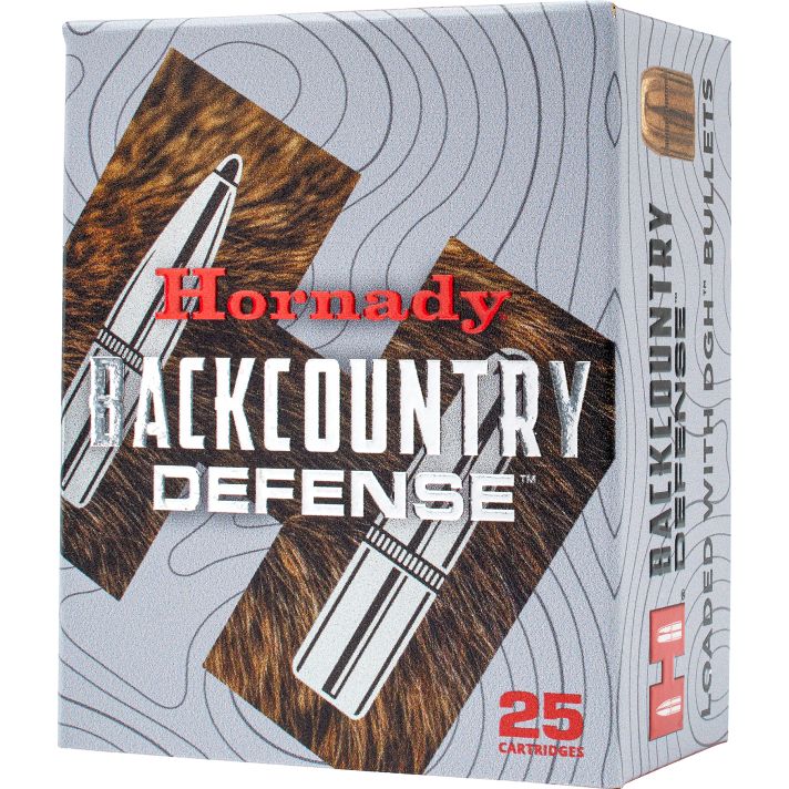 Hornady 90268 Back Country9mm +P 138gr 25 Per Box/10 Case