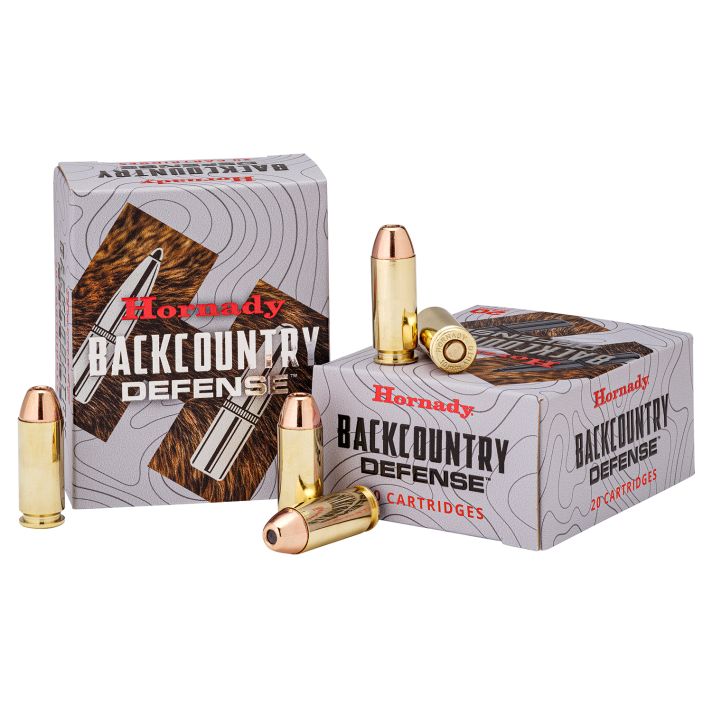 Hornady 91268 Back Country10mm Auto 200gr 20 Per Box/10 Case