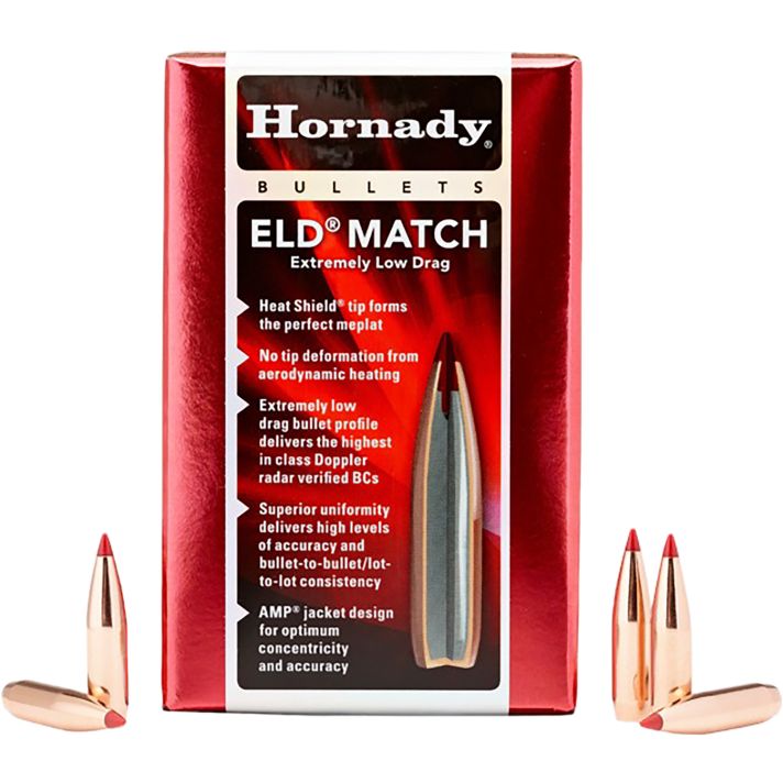 Hornady 245301 6mm .243 109gr Extremely Low Drag-Match 500 Per Box/6 Case