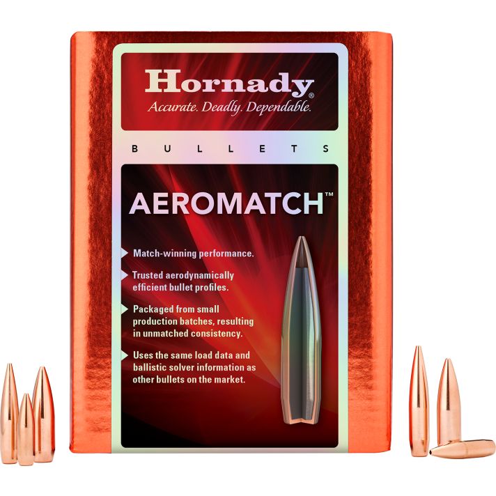 Hornady 307191 30Cal .308 175gr Hollow Point Boat Tail 500 Per Box/6 Case