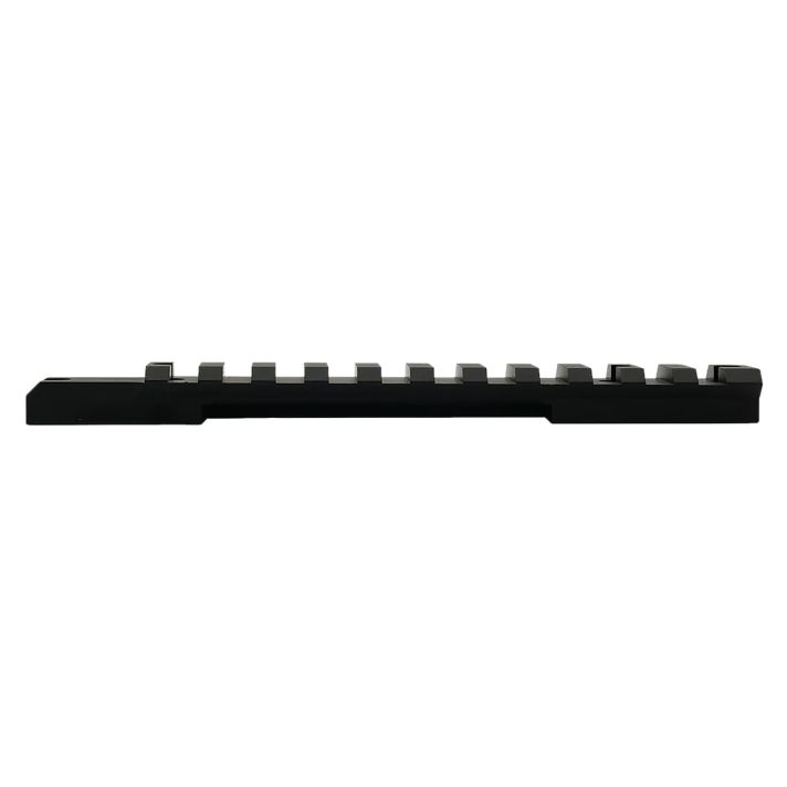 Weatherby J010001 Picatinny RailBlack Aluminum Weatherby Mark V Weaver Mount Magnum 9-Lug Action 20 MOA