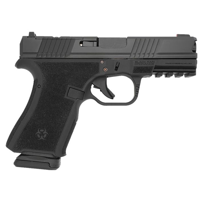 Black Rain Ordnance FL9MMBLK Compact Frame 9mm 15+1 4" Stainless Steel Slide