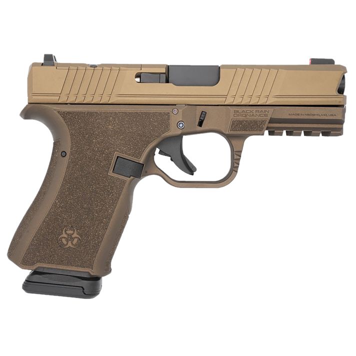 Black Rain Ordnance FL9MMMBBBRNZ Compact Frame 9mm 15+1 4" Stainless Steel Slide