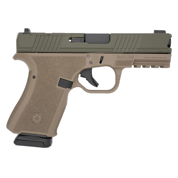 Black Rain Ordnance FL9MMFDEOD Compact Frame 9mm 15+1 4" Stainless Steel Slide