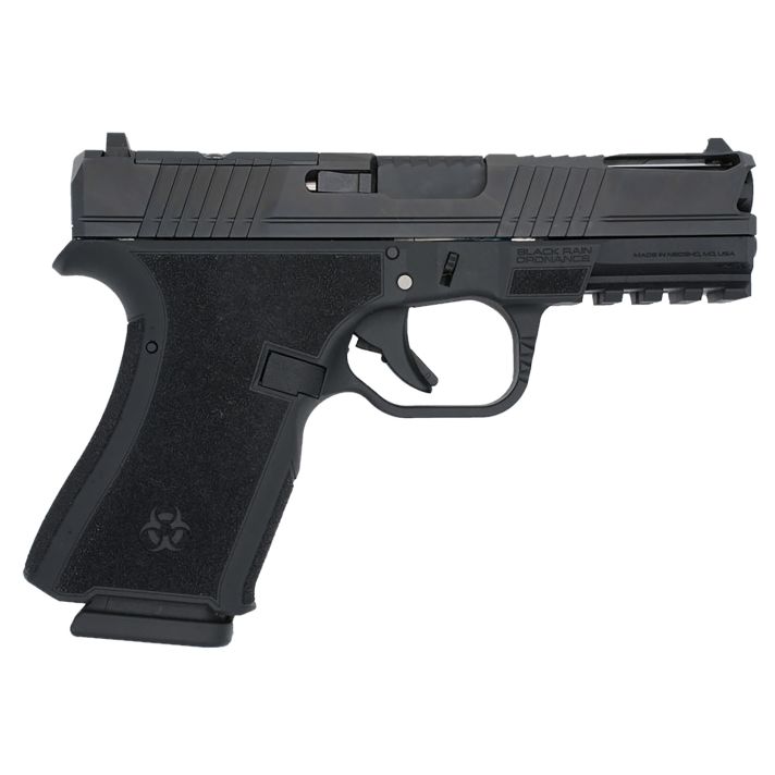 Black Rain Ordnance FLP9MMBLK Compact Frame 9mm 15+1 4" Stainless Steel Slide
