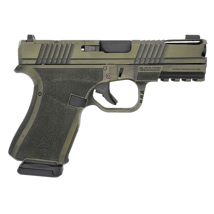Black Rain Ordnance FLP9MMBGB Compact Frame 9mm 15+1 4" Stainless Steel Slide