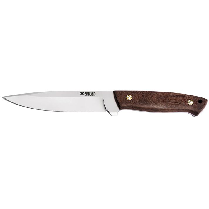 Boker 02BA303G Relincho Madera5.04" Plain N695 Blade Guayacan Wood Handle