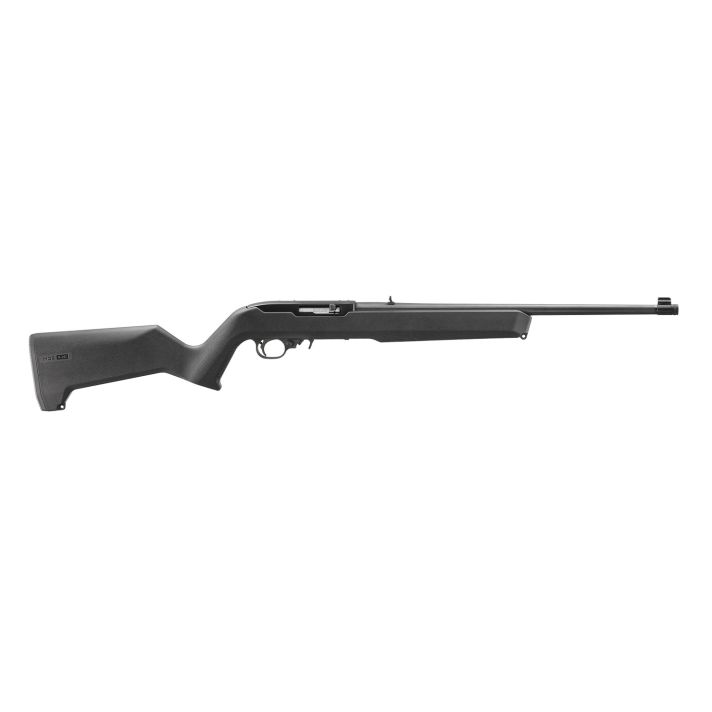 Ruger 31216 10/2222 LR 10+1 18.50" Black Satin Threaded Barrel, Drilled & Tapped Receiver, M-LOK Forend, Black Magpul MOE X-22 Synthetic Stock