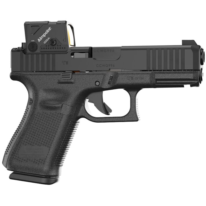 Glock PA195SB03MOS8A3 G19 Gen5 9mm 15+1 4.02" Ambidextrous