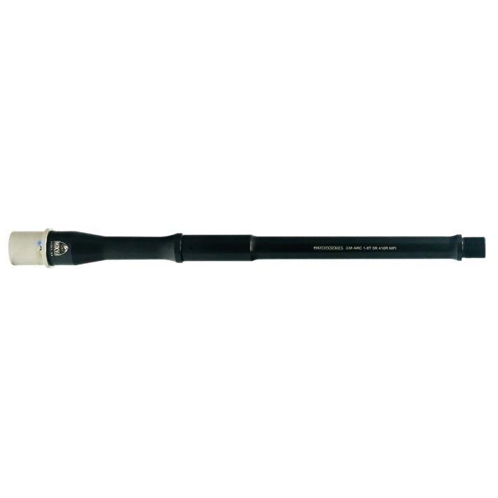 Faxon Firearms 15B338A8P125NGQ5RNP3 Gunner338 ARC 12.50" Black Nitride 416-R Stainless Barrel Fits AR-15