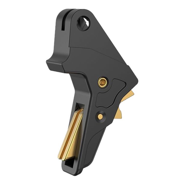 Tyrant CNC TDMPTRIGFSCBLK/GOLD Black Fits S&W M&P Full-Size & Compact