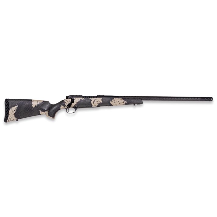 Weatherby MGS01N7MMBR2B Mark V Backcountry Guide 7mm BC BSF Carbon Graphite Black Cerakote/Peak 44 Blacktooth Exposed Carbon Fiber w/ Olive Green/Backpack Sponge Stock