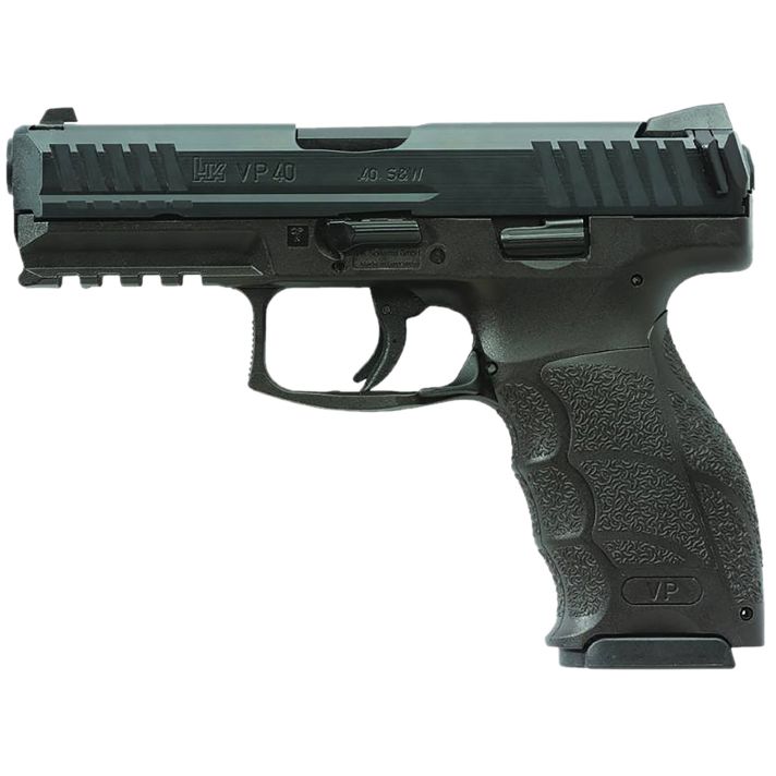 HK 81001160 VP4040 S&W 13+1 4.09" Black Steel Barrel, Black Cerakote Serrated Steel Slide, Black Polymer Frame w/Picatinny Rail, Black Interchangeable Backstrap Grip