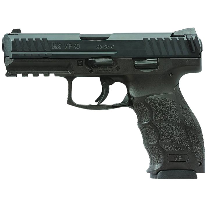 HK 81001161 VP4040 S&W 10+1 4.09" Black Steel Barrel, Black Cerakote Serrated Steel Slide, Black Polymer Frame w/Picatinny Rail, Black Interchangeable Backstrap Grip
