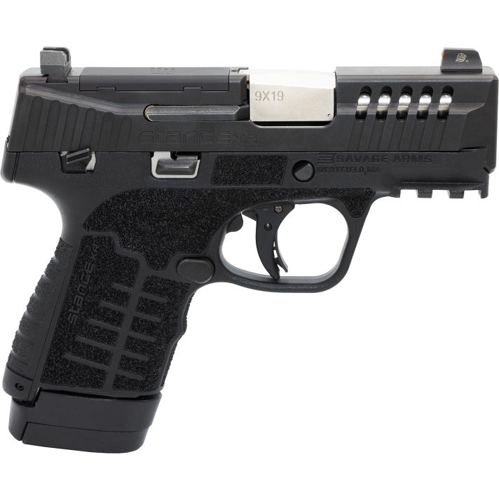 Savage Arms 67063 Stance XR 9mm 13+1 3.20" Natural Black Nitride Ported Stainless Steel Slide Black Glass Filled Nylon Grip Ambidextrous