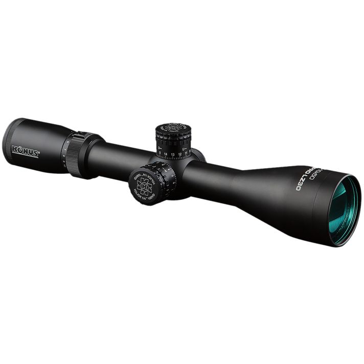 Konus 7181LZ-30 Black 2.5-10x 30/30 w/ Illuminated Floating Corss Red/Blue Reticle