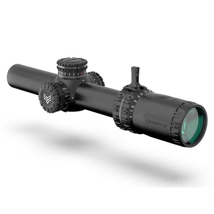 Swampfox Optics ARH11024B ArrowheadBlack 1-10x 24mm 30mm Tube Guerrilla Dot BDC Reticle