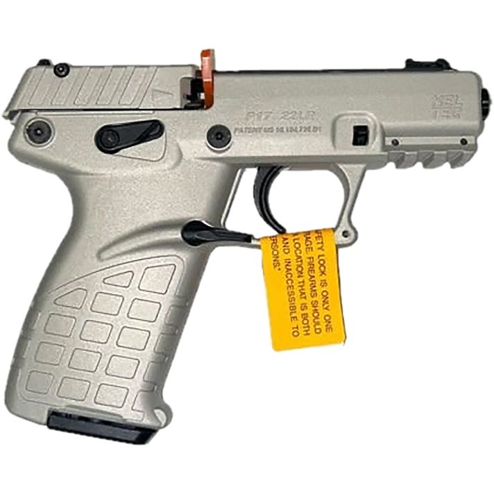 Kel-Tec P17SA P17Sports South Exclusive Color, Compact Frame 22 LR 16+1 3.80" Black Steel Threaded Barrel, Shimmer Serrated Steel Slide, Shimmer Polymer Frame w/Picatinny Rail, Textured Grip