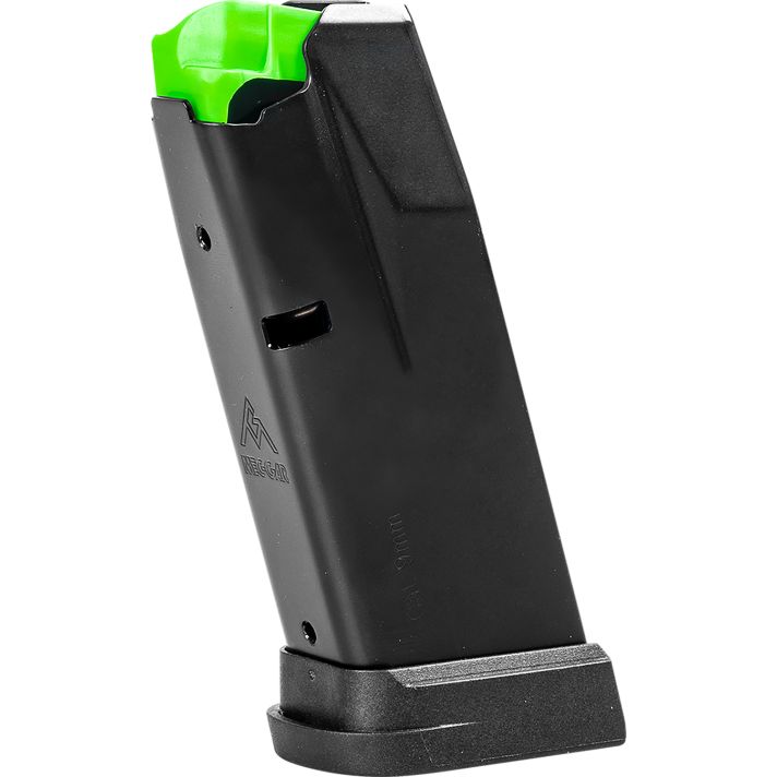 Mec-Gar MGHC1200A 12rd 9mm Fits Springfield Hellcat Black Steel