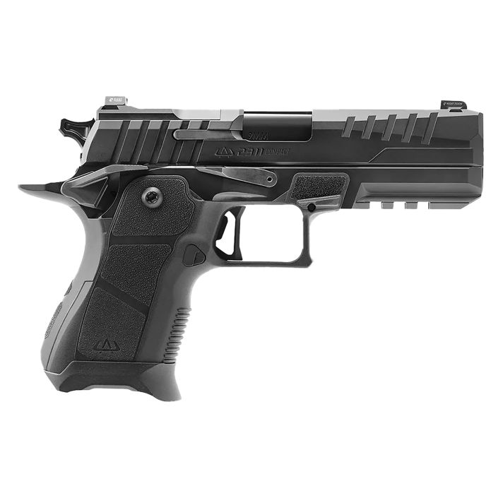 Oa Defense OA2311CMPTKITBLKSTD15 2311 Compact 9x19 15rd 4.25" Black DLC Black Optic Ready 17-4 Stainless Steel Slide Black Polymer Grip Ambidextrous