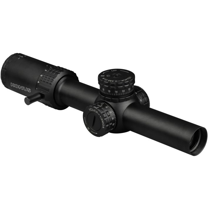 Konus 7193 Sultan1-10x24 30mm Tube Illuminated Engraved Ballistic Circle Reticle
