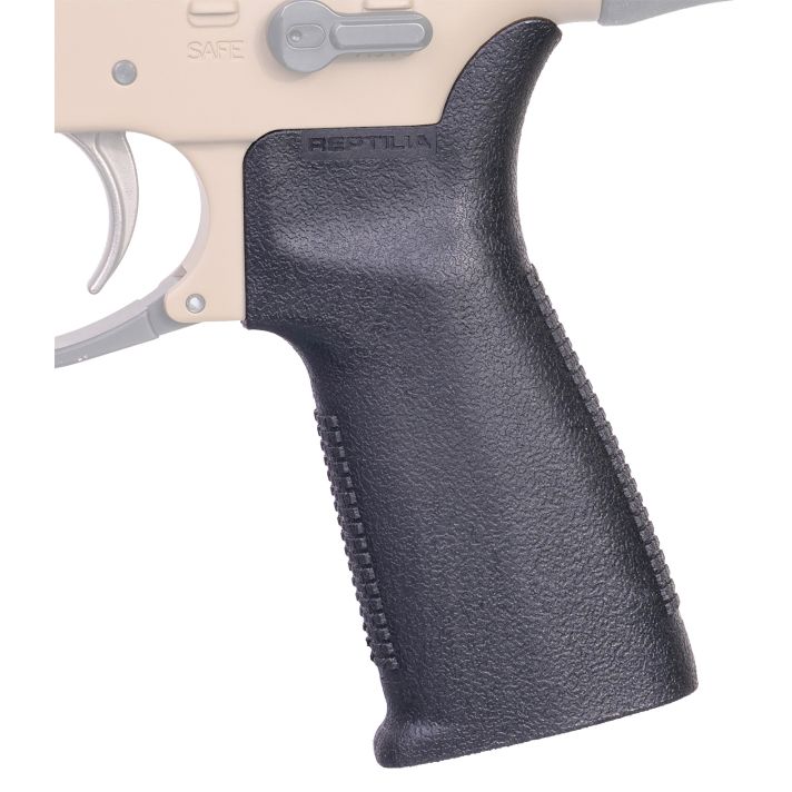 Reptilia LLC 100133 CQG Grip Black Nylon Fits AR15/AR10/SR25/MCX/FN SCAR 16/17