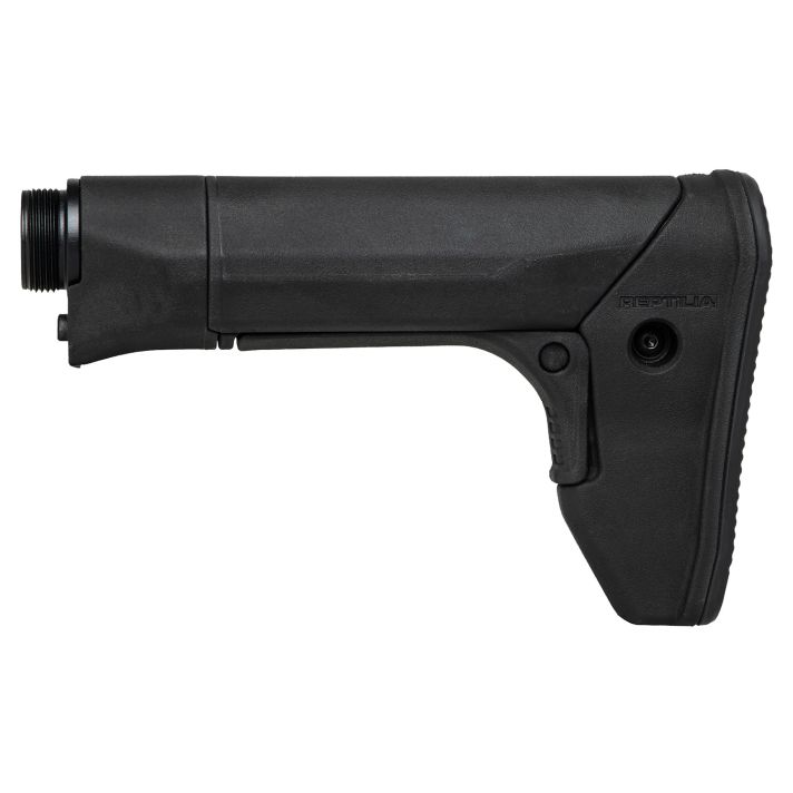 Reptilia LLC 100141 RECC E Carbine Stock Black Glass-Filled Nylon Polymer Fits SR-15/M4/AR-15