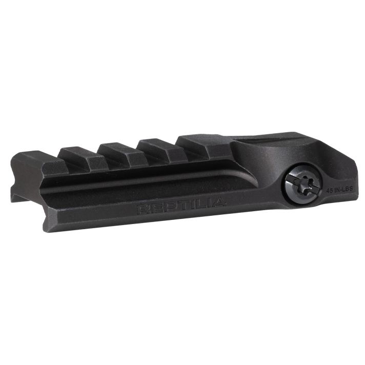 Reptilia LLC 100291 RMU Mount Magnifier Black 7075-T6 Aluminum Picatinny Rail Mount