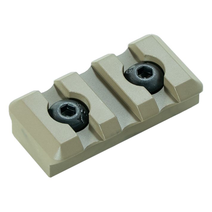 Timber Creek Outdoors M3SPRFDE M-LOK 3 Slot Picatinny RailFDE Aluminum Fits AR-Platform