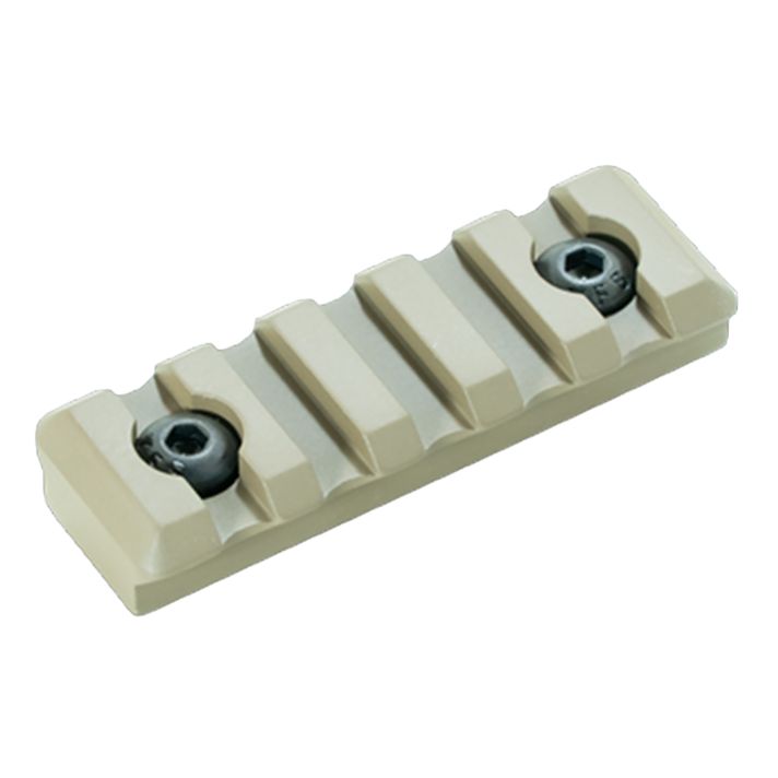 Timber Creek Outdoors M5SPRFDE M-LOK 5 Slot Picatinny RailFDE Aluminum Fits AR-Platform
